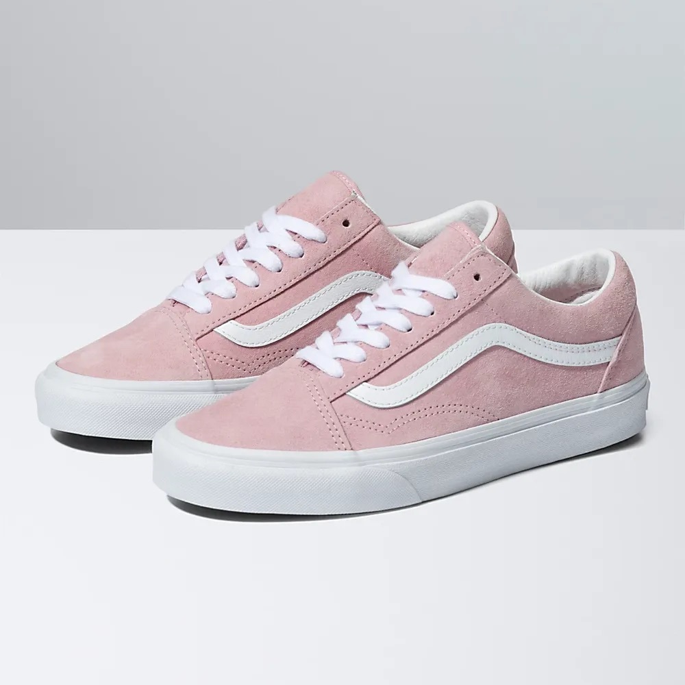 NWOT pink suede Vans Old Skool women’s 8